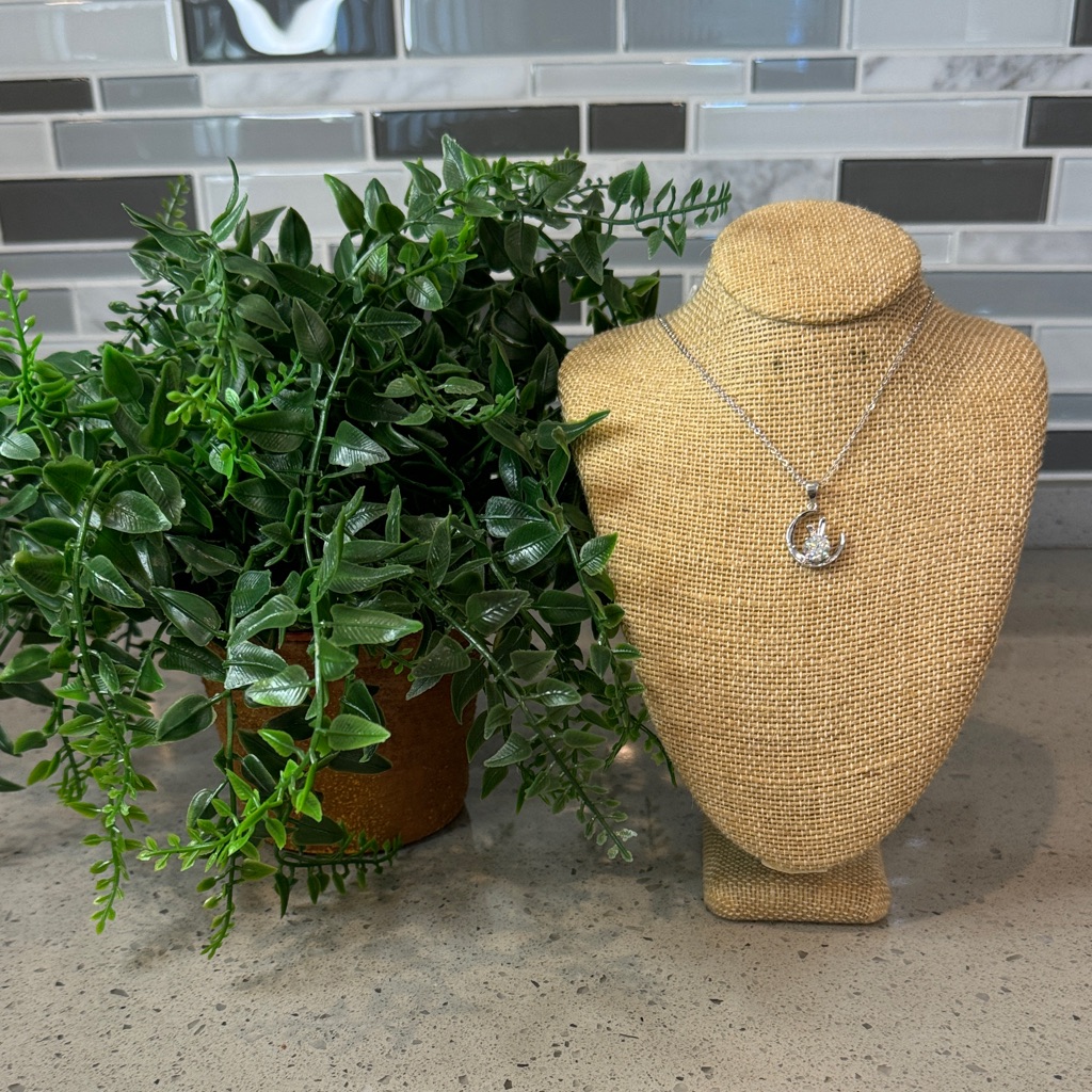 Moissanite - 168 Nk3013 10 Ctw Rabbit Necklace 145$